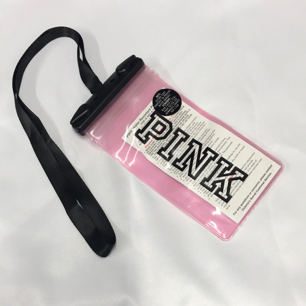 PINK Water Resistant Phone Pouch